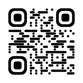 QR-VOYAGER-lift-1 Black and white QR code linking to a website about home elevators, featuring square patterns and small dots.